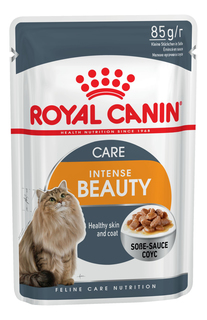 Влажный корм для кошек ROYAL CANIN Intense Beauty, мясо, 85г