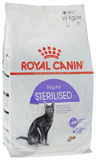 Сухой корм для кошек ROYAL CANIN Sterilised 37, для стерилизованных, 10кг