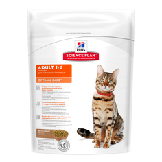 Сухой корм для кошек Hills Science Plan Optimal Care, ягненок, 0,4кг