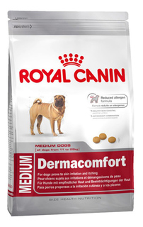 Сухой корм для собак ROYAL CANIN Dermacomfort Medium Adult, мясо, 10кг