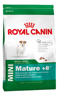 Сухой корм для собак ROYAL CANIN Adult 8+ Mini, рис, птица, 2кг