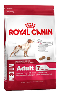 Сухой корм для собак ROYAL CANIN Adult 7+ Medium, рис, птица, 4кг