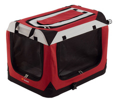 Переноска Ferplast 42x60x42см 85722099 красный, черный