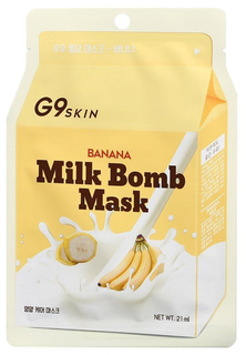 Маска для лица Berrisom G9 Skin Milk Bomb Mask Banana 21 мл