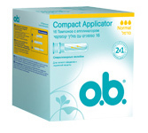 Тампоны o.b. Compact Applicator нормал 16шт