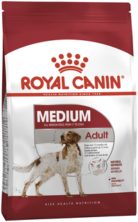 Сухой корм для собак ROYAL CANIN Adult Medium, рис, птица, свинина, 15кг