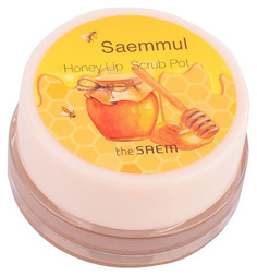 Скраб The Saem Saemmul Honey Lip Scrub Pot медовый в баночке для губ, 7 г