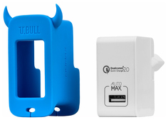 Сетевое зарядное устройство MoMax U.Bull 1 USB 2,4A Blue