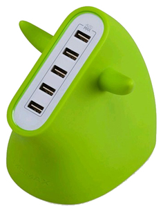 Сетевое зарядное устройство MoMax U.Bull 5 USB 8A Green