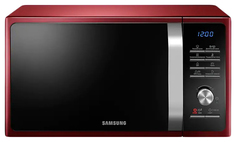 Микроволновая печь с грилем Samsung MG23F301TQR/BW red/black