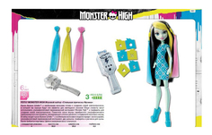 Игровой набор Monster High стильная Прическа Фрэнки