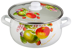 Кастрюля Agness Яблоки 3.5л