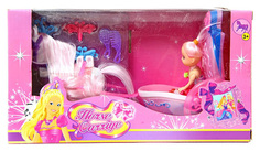 Игровой набор Shantou Gepai Карета с куклой Маленькая принцесса 8619