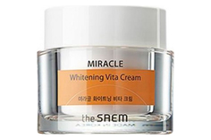 Ночной осветляющий крем для лица The Saem Miracle Whitening Vita Cream, 50мл