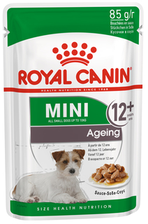 Влажный корм для собак ROYAL CANIN Mini Ageing 12+, мясо, 85г