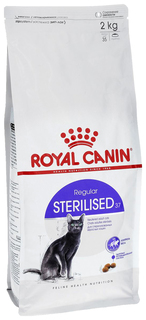 Сухой корм для кошек ROYAL CANIN Sterilised 37, для стерилизованных, 2кг