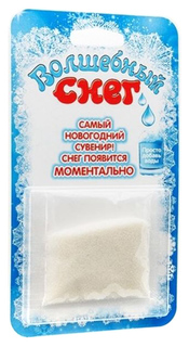Набор для экспериментов Бумбарам Волшебный снег блистер голубой 10 г