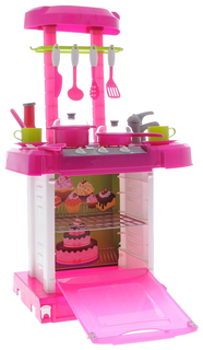 Игровой набор Shantou Gepai Кухня с аксессуарами (свет, звук)