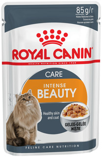 Влажный корм для кошек ROYAL CANIN Intense beauty, мясо, 12шт, 85г