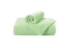 Банное полотенце Aquarelle Волна зеленый