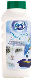 Sepiolsa Sepicat Deofresh Сухой дезодорант Деофреш для кошачьего туалета, 380 гр