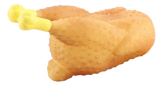 Игрушка для собак Triol виниловая Курица гриль, 14х7,5 см