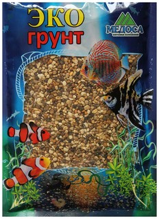 Грунт для аквариума ЭКОгрунт Галька реликтовая №1 2 - 5 мм 1 кг