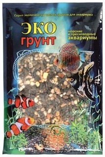 Грунт для аквариума ЭКОгрунт Галька Феодосия №1 5 - 10 мм 3,5 кг