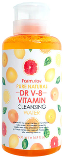 Средство для снятия макияжа FarmStay Pure Natural Cleansing Water Vitamin 500 мл