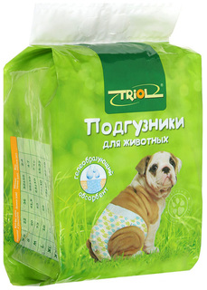 Подгузники для домашних животных Triol XXL 10 шт/уп