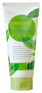 Пенка для умывания FarmStay Green Tea Seed Pure Cleansing Foam 180 мл