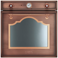 Встраиваемый электрический духовой шкаф Smeg SF750RA Brown