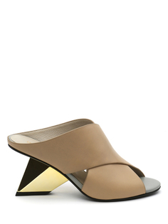 Сабо женские United nude 75533 бежевые 40 RU