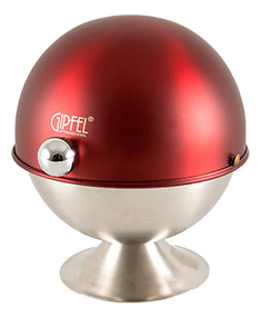 Сахарница Gipfel 11 х 11 х 13,5 см красный