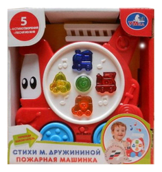 Интерактивная развивающая игрушка Умка "Пожарная машинка"