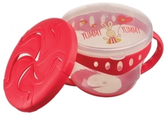 Кружка с двумя крышками Happy Baby 15021 Red