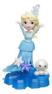 Маленькая кукла Disney на движущейся платформе-снежинке b9249 b9873 Hasbro