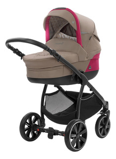 Коляска 2 в 1 Noordi Polaris Sp бежевый, розовый
