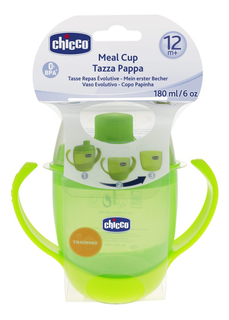 Поильник Детская Чашка-Поильник Chicco С 1 Года, Пластик, Цвет Зеленый