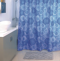 Штора для ванной Milardo Ultramarine Dots 900P180M11
