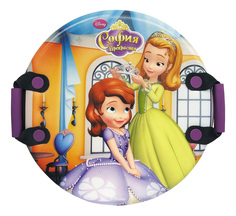 Ледянка детская 1TOY Disney София Прекрасная 54 см, круглая, с плотными ручками