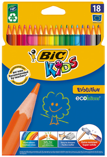Карандаши цветные BIC Evolution 18 цветов