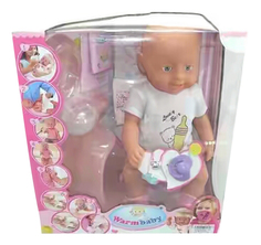 Кукла Shantou Gepai warm baby с аксессуарами 8004-415