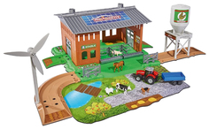 Игровой набор животных Majorette Ферма Creatix и 1 трактор Simba