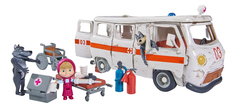 Игровой набор Masha and the Bear Скорая помощь Simba