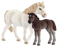 Фигурка животного Schleich Кобыла пони и жеребенок 42423