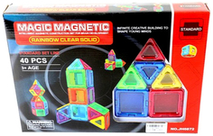 Магнитный конструктор Наша Игрушка Magic magnetic 40 элементов JH6872