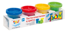 Набор тесто пластилин 4 цвета Genio kids ta1008v