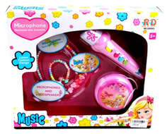 Игровой набор Shantou Gepai Music: Микрофон, бусы, браслет 22029g
