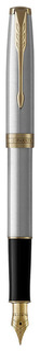 Ручка перьевая Parker Sonnet Core - Stainless Steel GT, F, BL